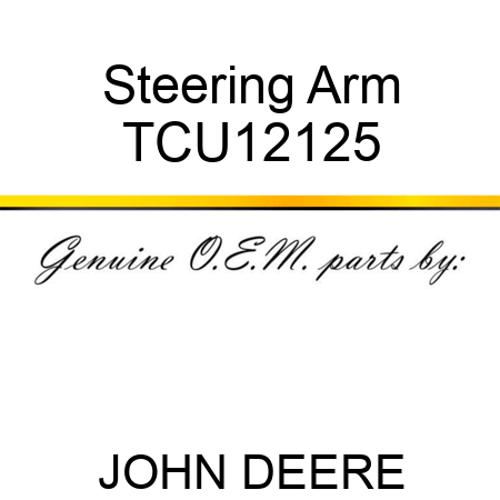 Steering Arm TCU12125