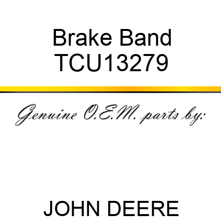 Brake Band TCU13279