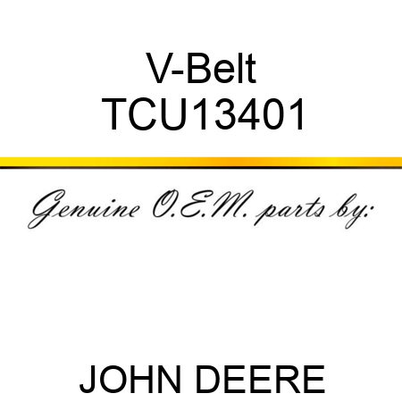 V-Belt TCU13401