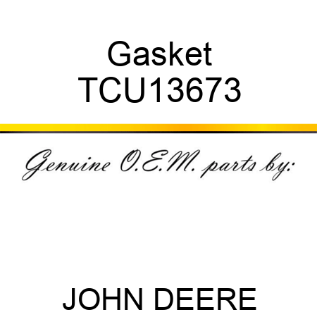 Gasket TCU13673