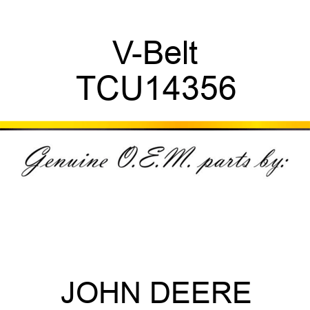 V-Belt TCU14356