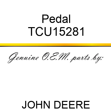 Pedal TCU15281