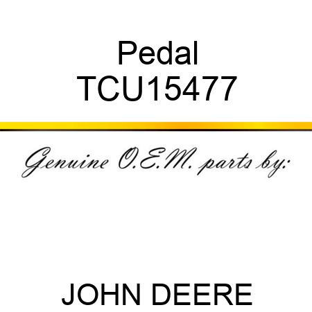 Pedal TCU15477
