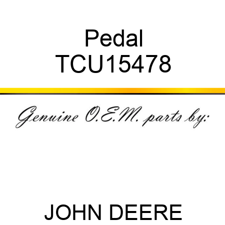 Pedal TCU15478