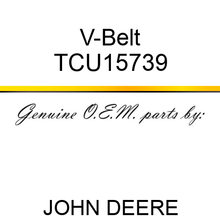 V-Belt TCU15739