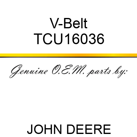 V-Belt TCU16036