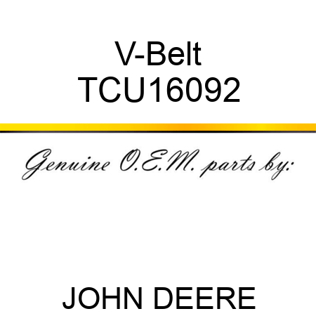 V-Belt TCU16092