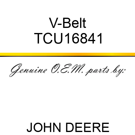 V-Belt TCU16841