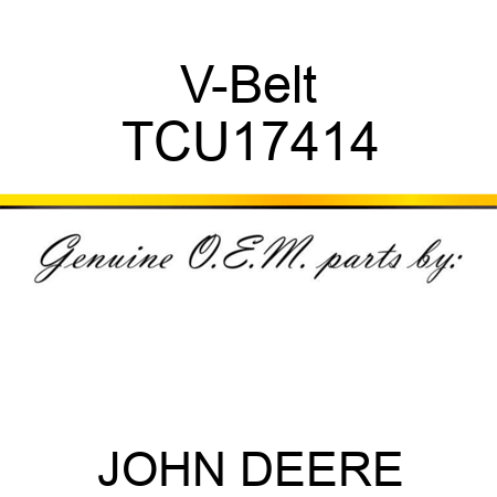V-Belt TCU17414