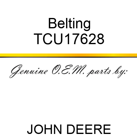 Belting TCU17628