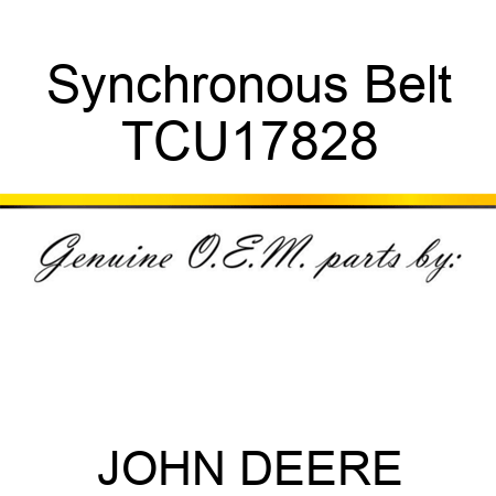 Synchronous Belt TCU17828