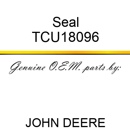 Seal TCU18096