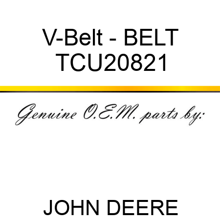 V-Belt - BELT TCU20821
