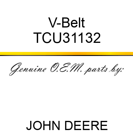 V-Belt TCU31132