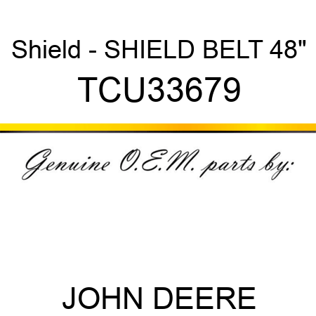 Shield - SHIELD, BELT 48