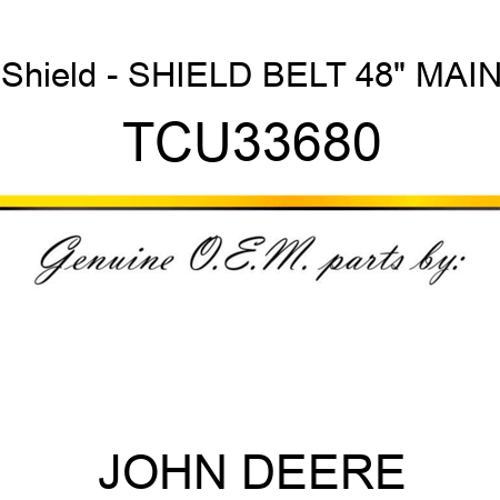 Shield - SHIELD, BELT 48