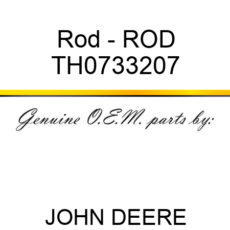Rod - ROD TH0733207
