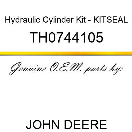 Hydraulic Cylinder Kit - KIT,SEAL TH0744105