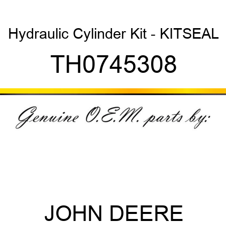 Hydraulic Cylinder Kit - KIT,SEAL TH0745308