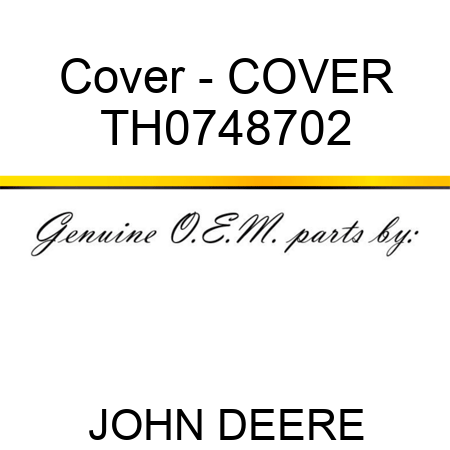 Cover - COVER TH0748702
