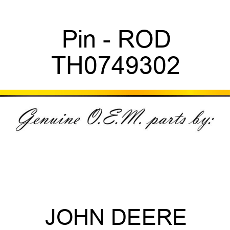 Pin - ROD TH0749302