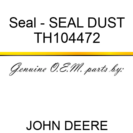 Seal - SEAL, DUST TH104472