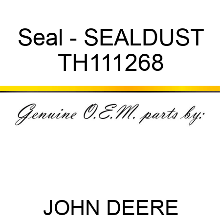 Seal - SEAL,DUST TH111268