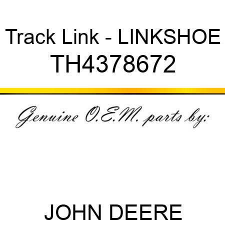 Track Link - LINK,SHOE TH4378672