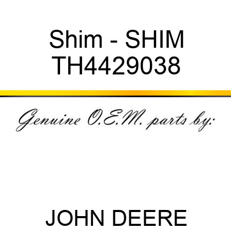 Shim - SHIM TH4429038