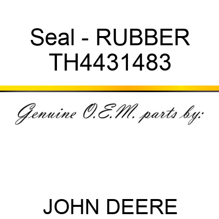 Seal - RUBBER TH4431483