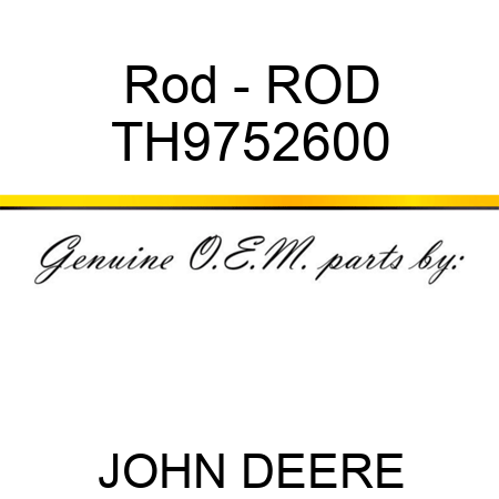Rod - ROD TH9752600