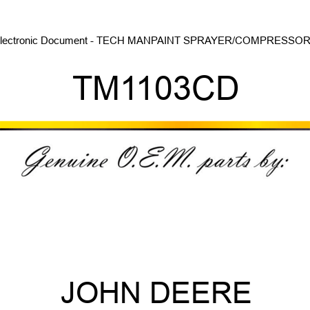 Electronic Document - TECH MAN,PAINT SPRAYER/COMPRESSORS TM1103CD