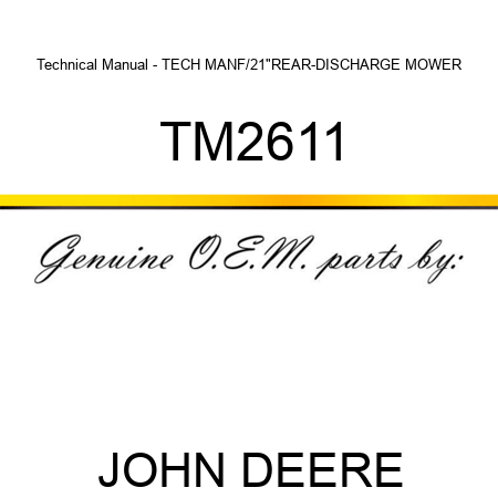 Technical Manual - TECH MAN,F/21