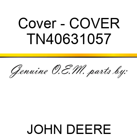 Cover - COVER TN40631057