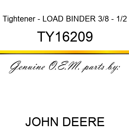 Tightener - LOAD BINDER, 3/8 - 1/2 TY16209