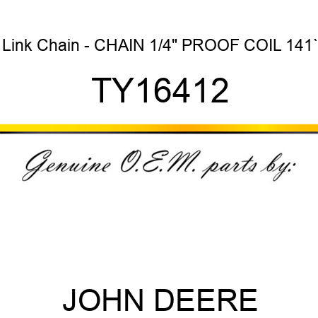 Link Chain - CHAIN, 1/4