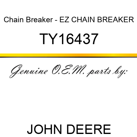 Chain Breaker - EZ CHAIN BREAKER TY16437