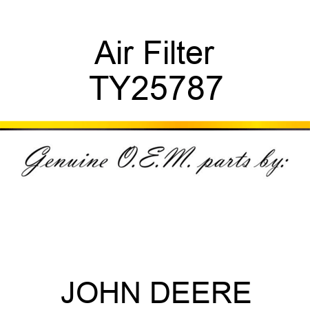 Air Filter TY25787