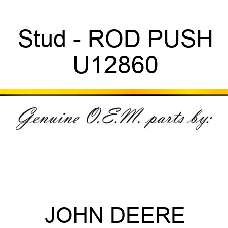 Stud - ROD, PUSH U12860