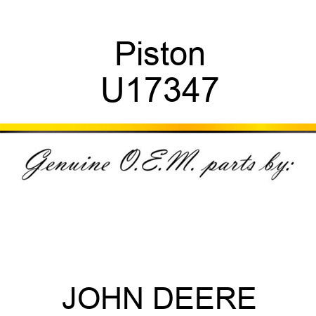 Piston U17347