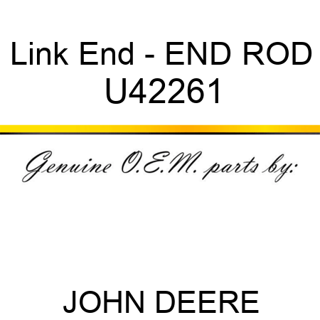 Link End - END, ROD U42261