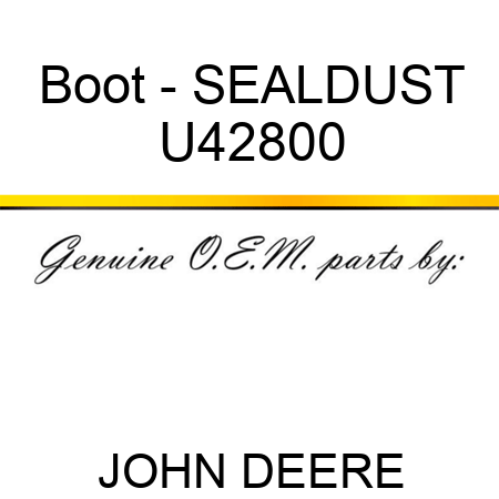 Boot - SEAL,DUST U42800
