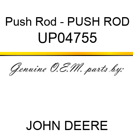 Push Rod - PUSH ROD UP04755
