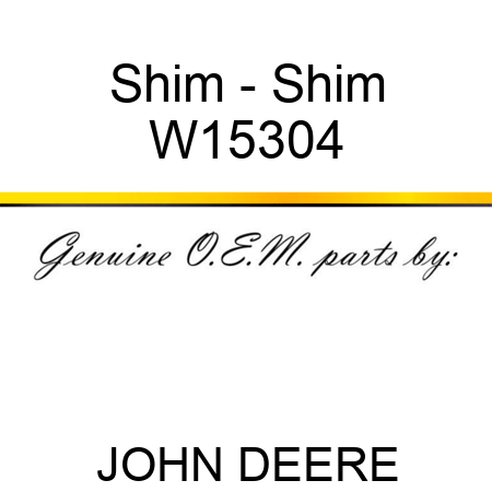 Shim - Shim W15304