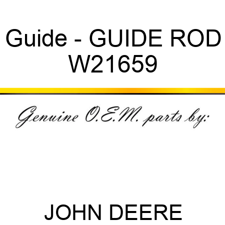 Guide - GUIDE, ROD W21659