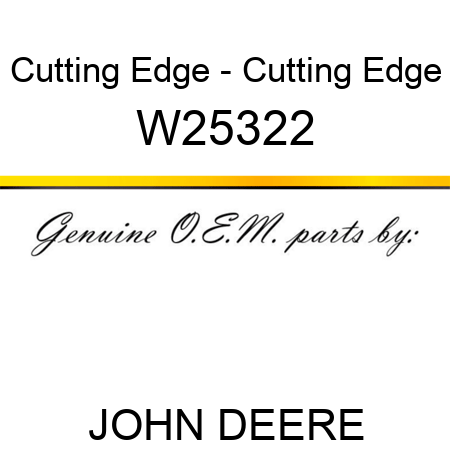 Cutting Edge - Cutting Edge W25322