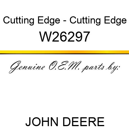 Cutting Edge - Cutting Edge W26297
