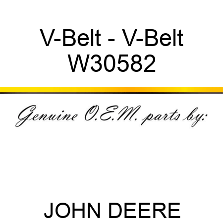 V-Belt - V-Belt W30582