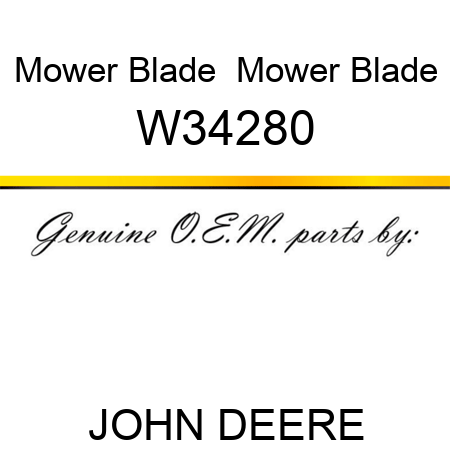 Mower Blade  Mower Blade W34280