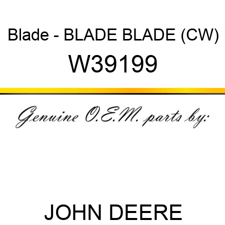 Blade - BLADE, BLADE (CW) W39199